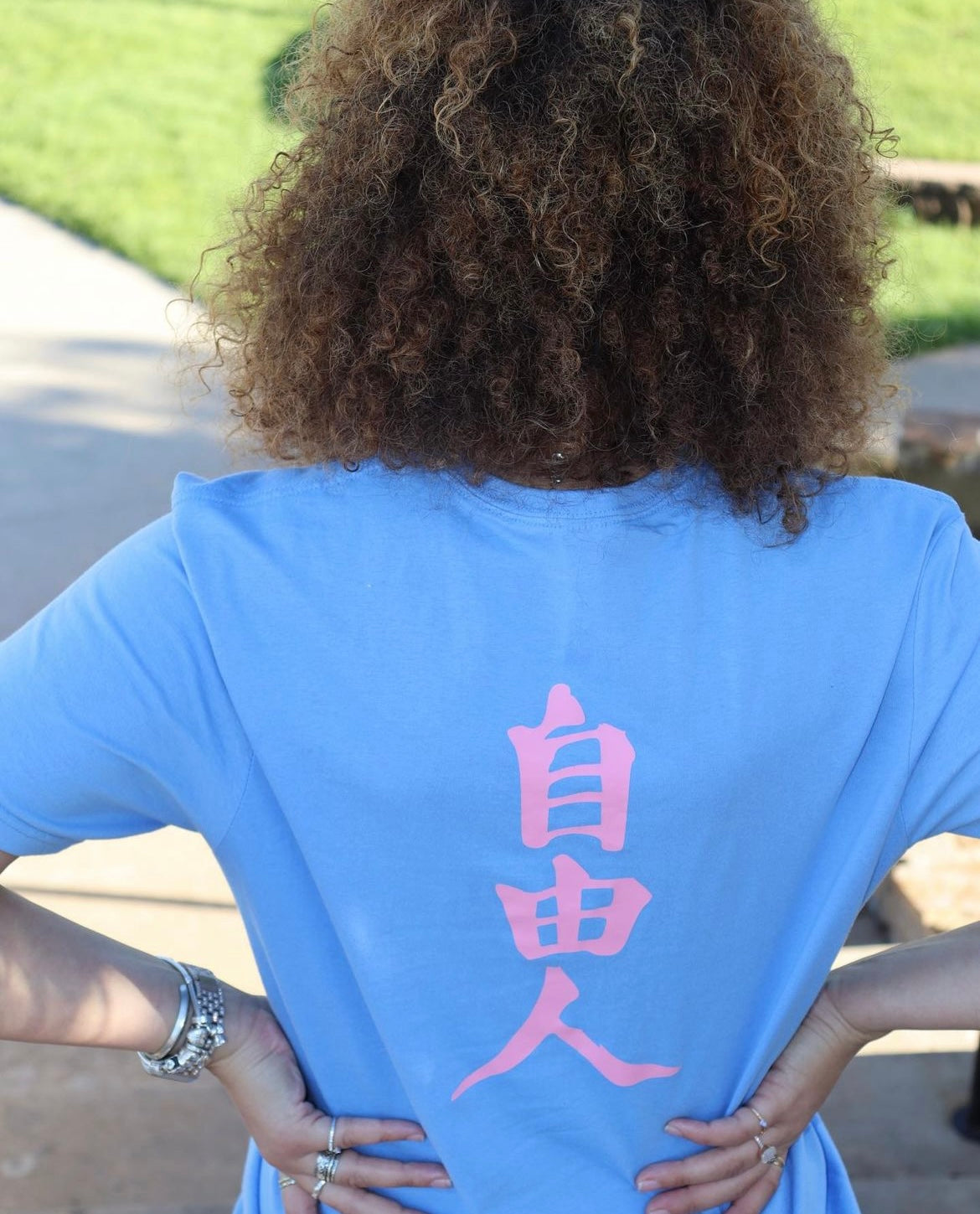 Baby Blue/Pink FS T-shirt